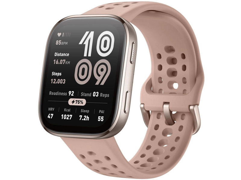 Смарт-часы Amazfit Bip 6 A2435 1.97" AMOLED корп. розовое золото рем. розовый разм. брасл:130-195мм (6972596108771)