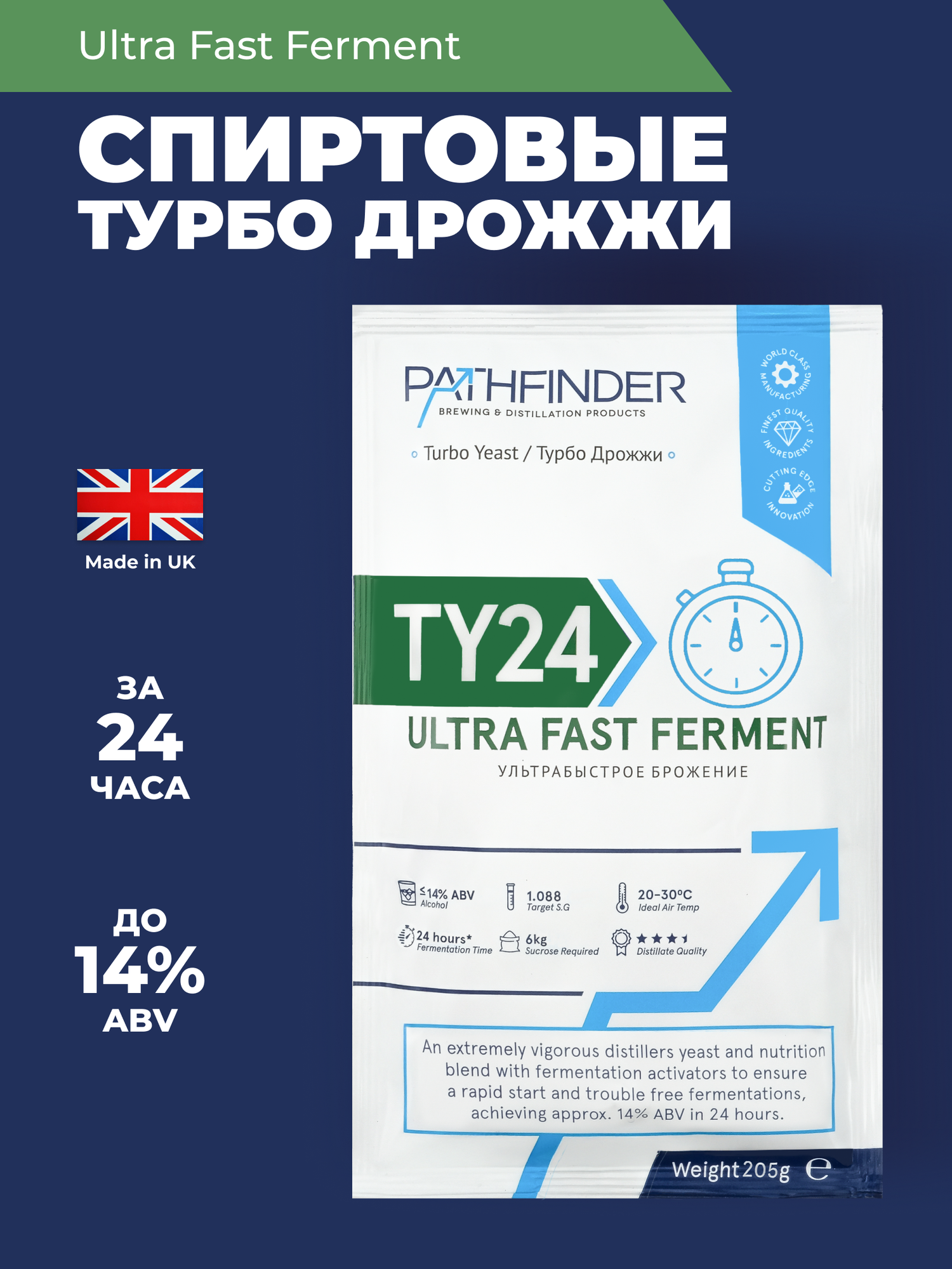 Спиртовые дрожжи Pathfinder 