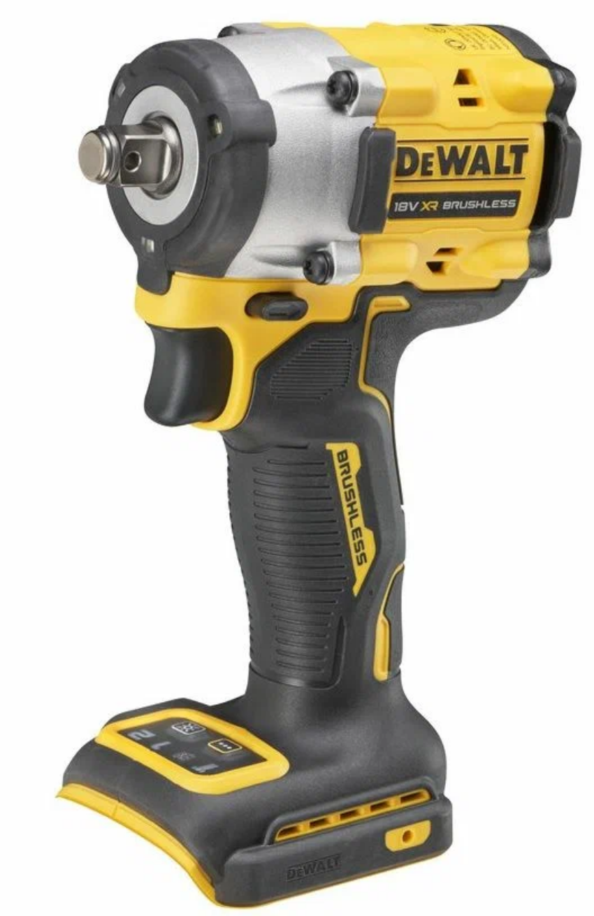 Гайковерт DEWALT DCF921N-XJ, бесщёточный, Li-Ion, жёлтый/чёрный