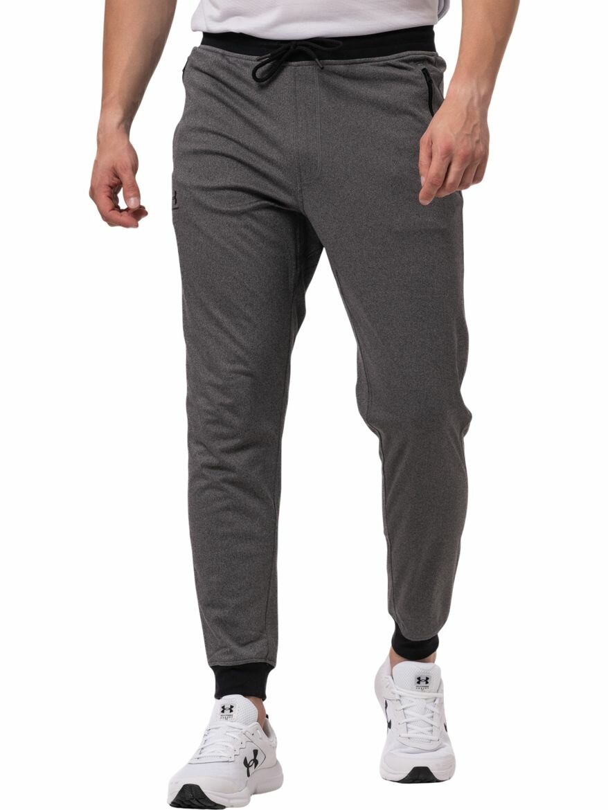Брюки джоггеры Under Armour Sportstyle Joggers, размер MD, серый/черный
