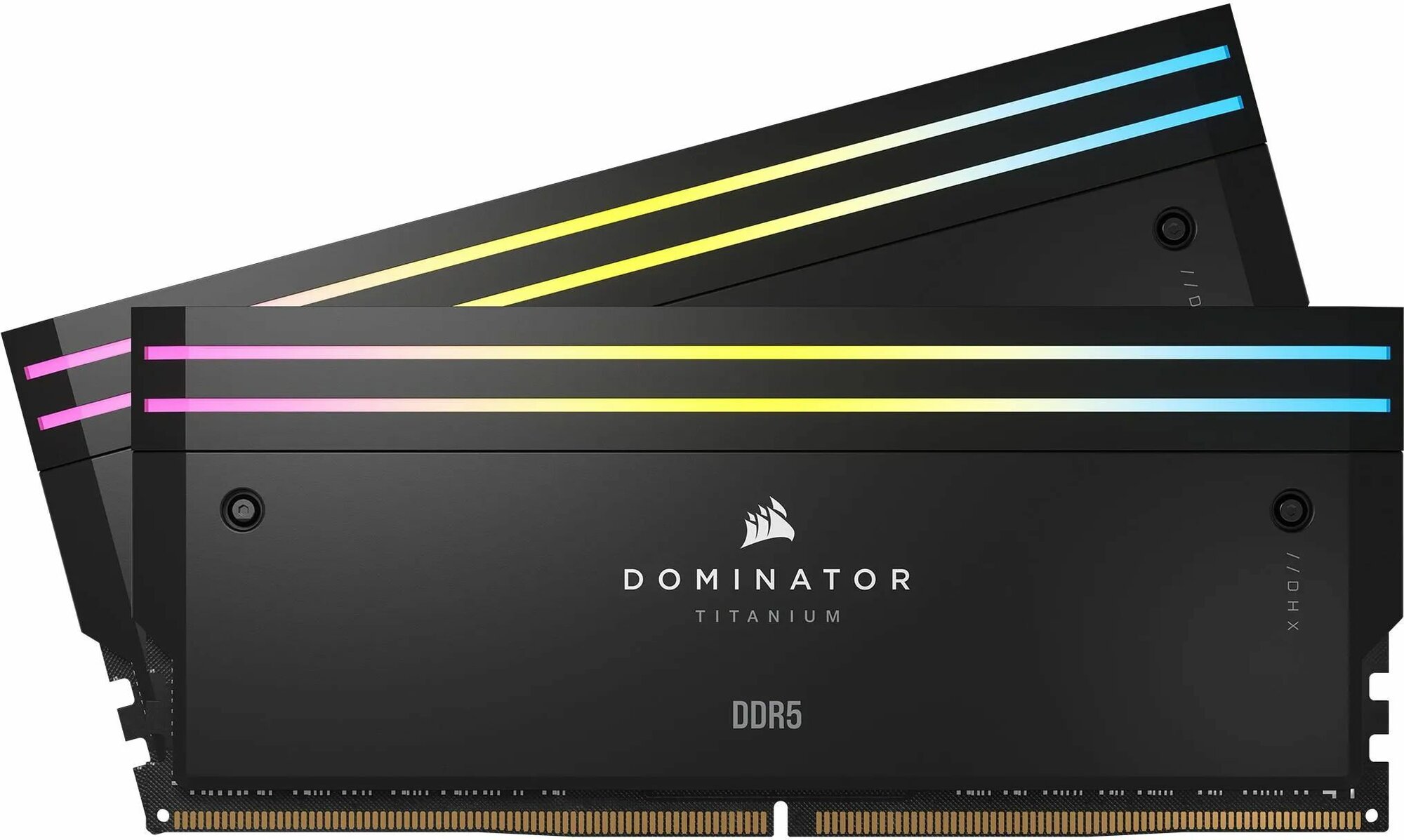 Оперативная память Corsair Ddr5 Dominator Titanium Rgb 64Gb (2X32 Gb) 6600 Mt/S Cl32 (CMP64GX5M2X6600C32