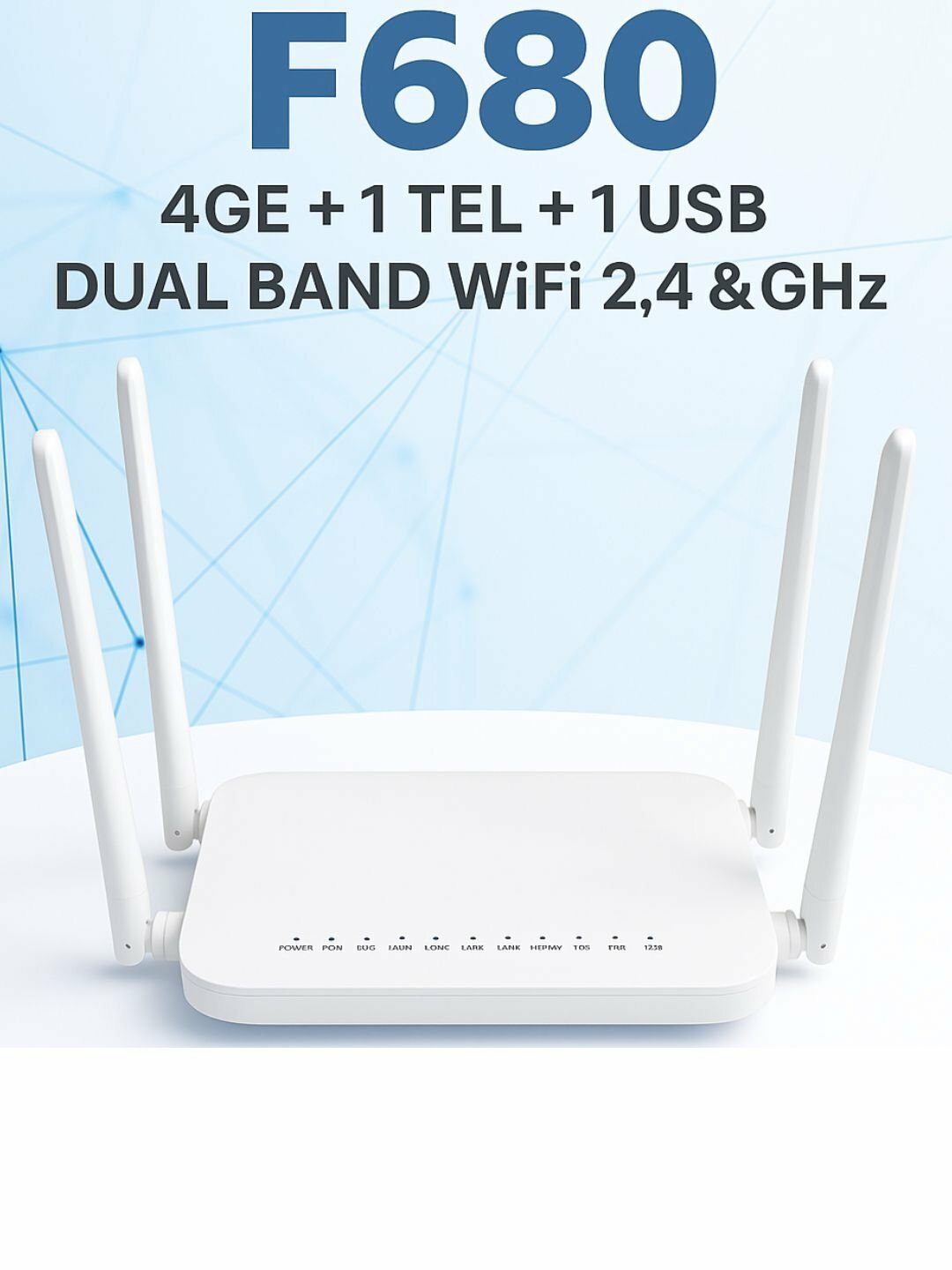 Gpon router "ZTE F680" uzonline