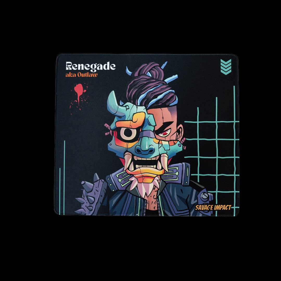 ИГРОВОЙ КОВРИК ДЛЯ МЫШИ BP-45 RENEGADE MIDNIGHT GAMING 450x400x5 мм