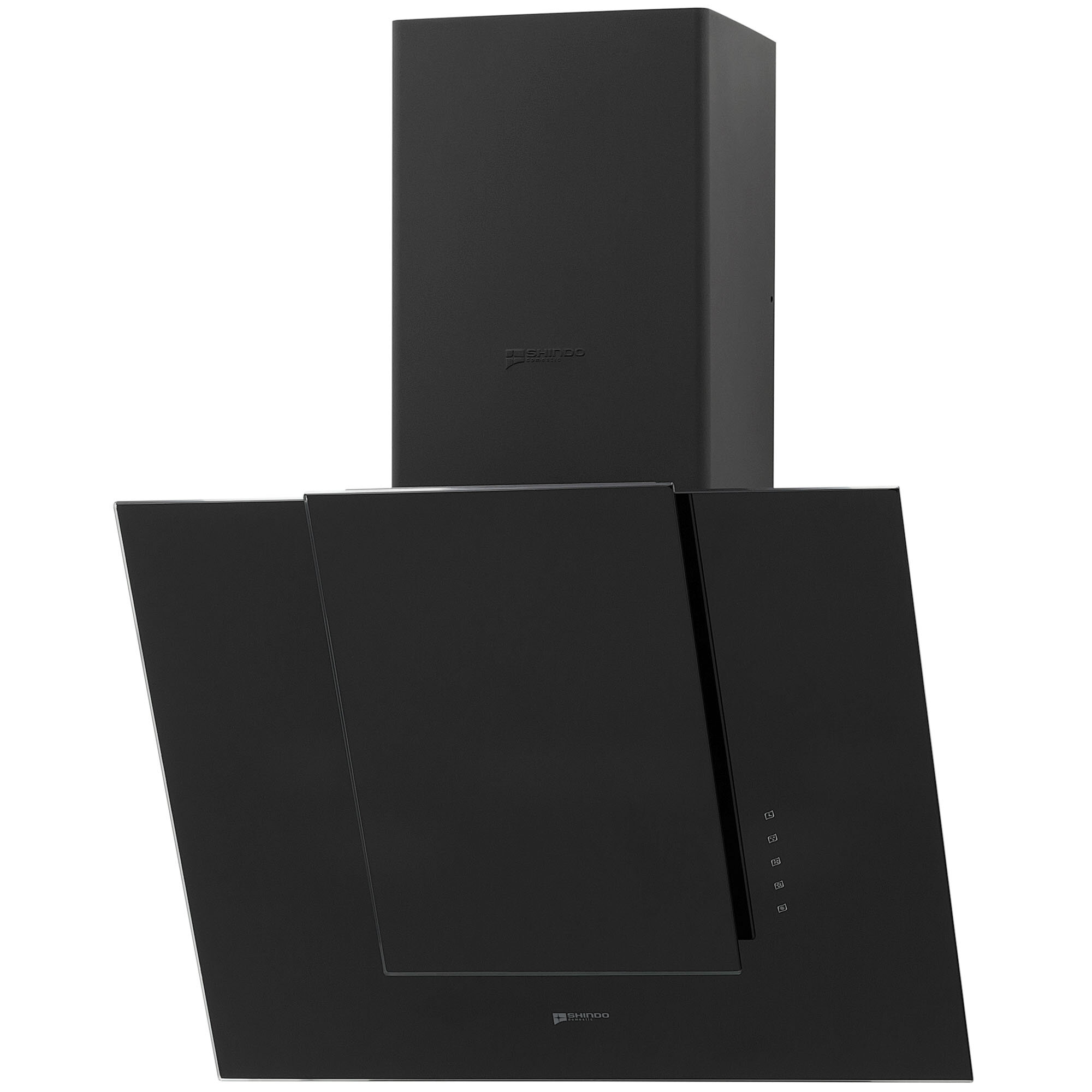 Вытяжка кухонная 60 см наклонная SHINDO NORI sensor 60 B BG