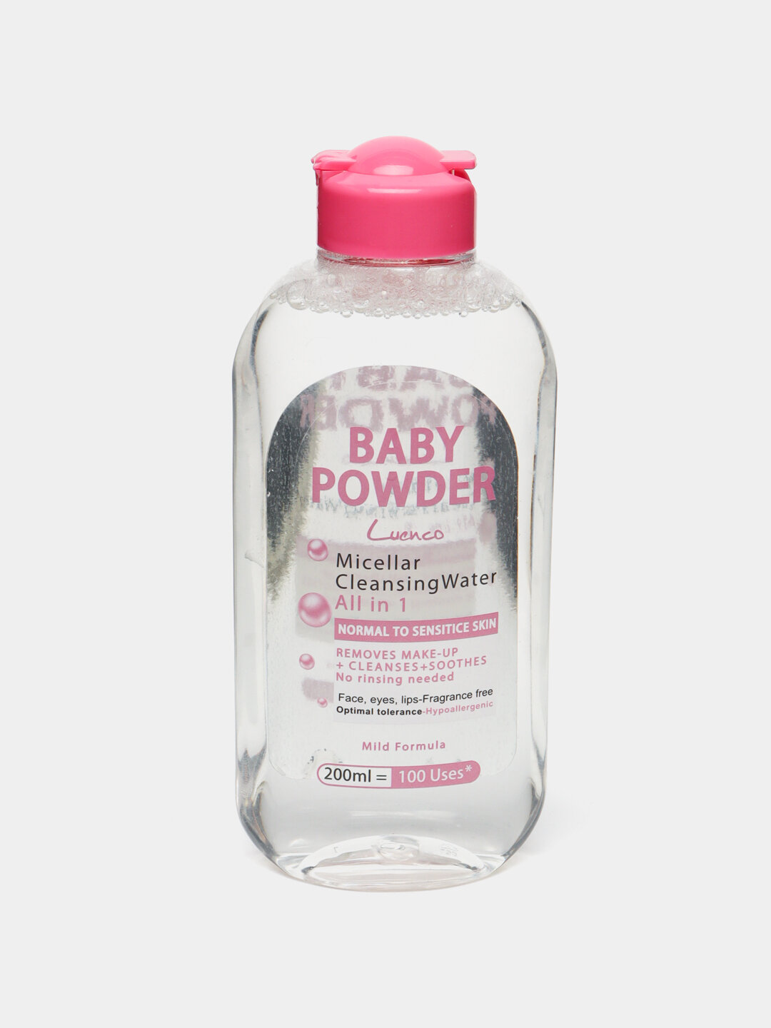 Мицеллярная вода Baby Powder для лица и глаз — нежное очищение и увлажнение кожи