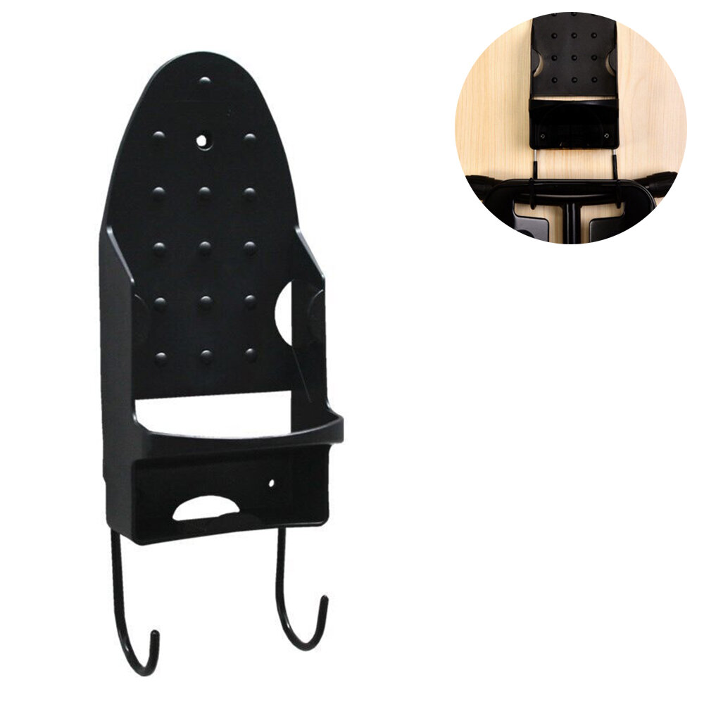Органайзер для утюга Clean Iron Organizer легко монтируемый органайзер для прачечной с термостойким держателем для утюга и крючками для гладильной доски
