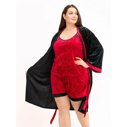 фото Пижама sabo textile, размер 3xl, черный