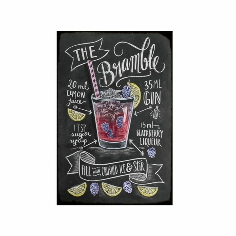 Декоративная меловая доска из жести