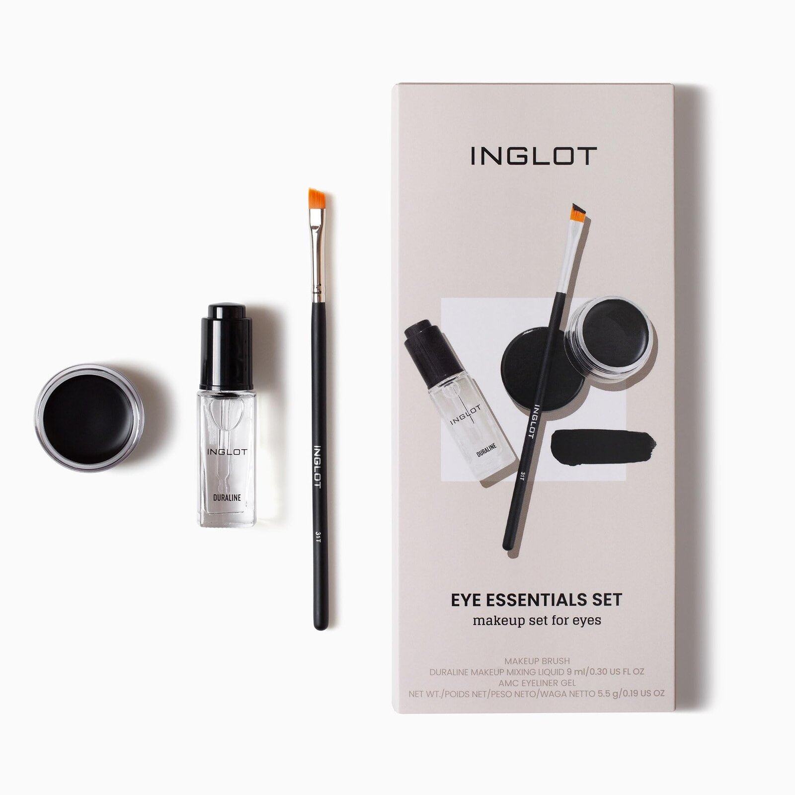 Inglot Eye Essentials Set — полный набор для идеального макияжа глаз каждый день