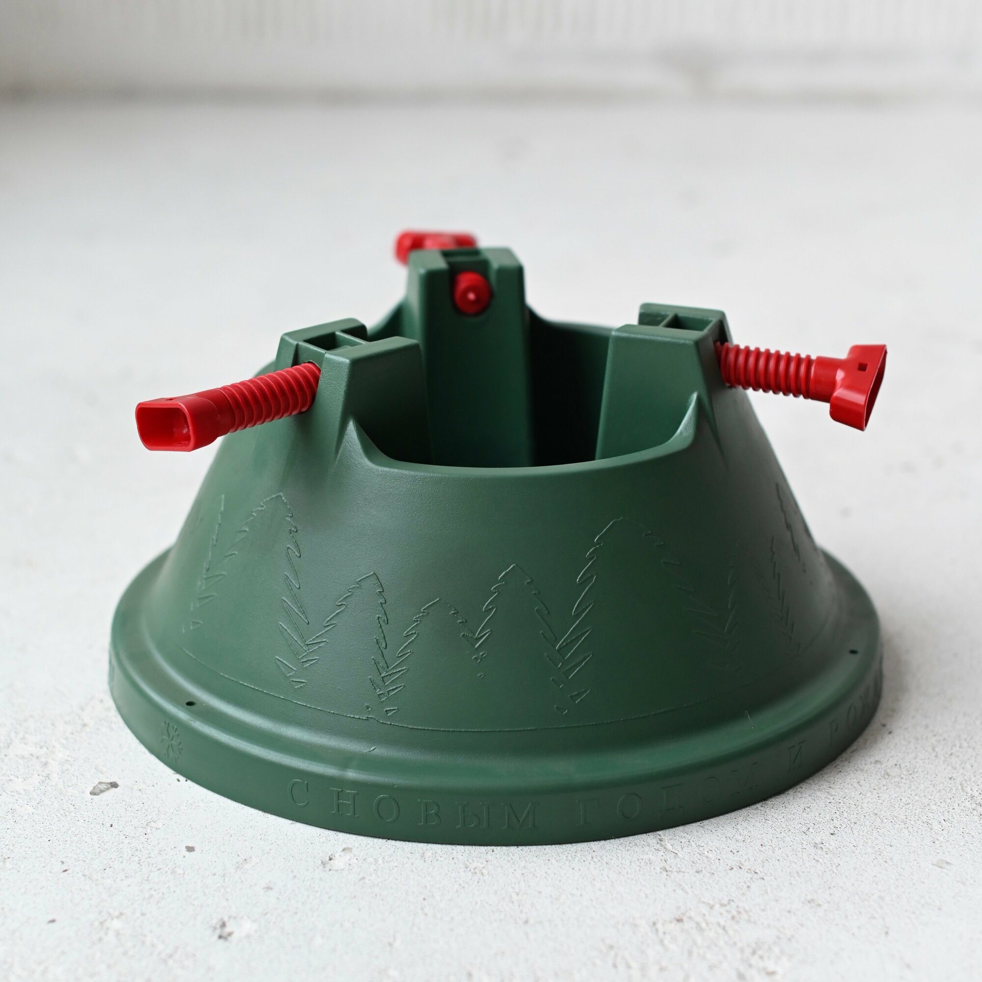 Подставка для живой ёлки "Вулкан 2" пластик крепление в комплекте