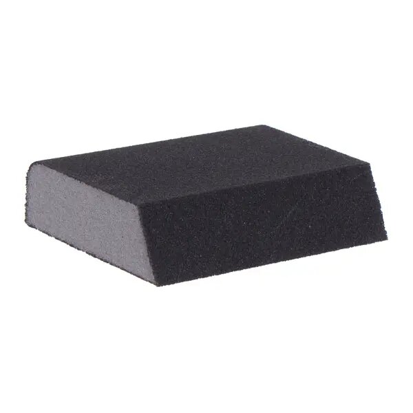 Губка шлифовальная абразивная четырехсторонняя Dexter P120 100x80x25 мм