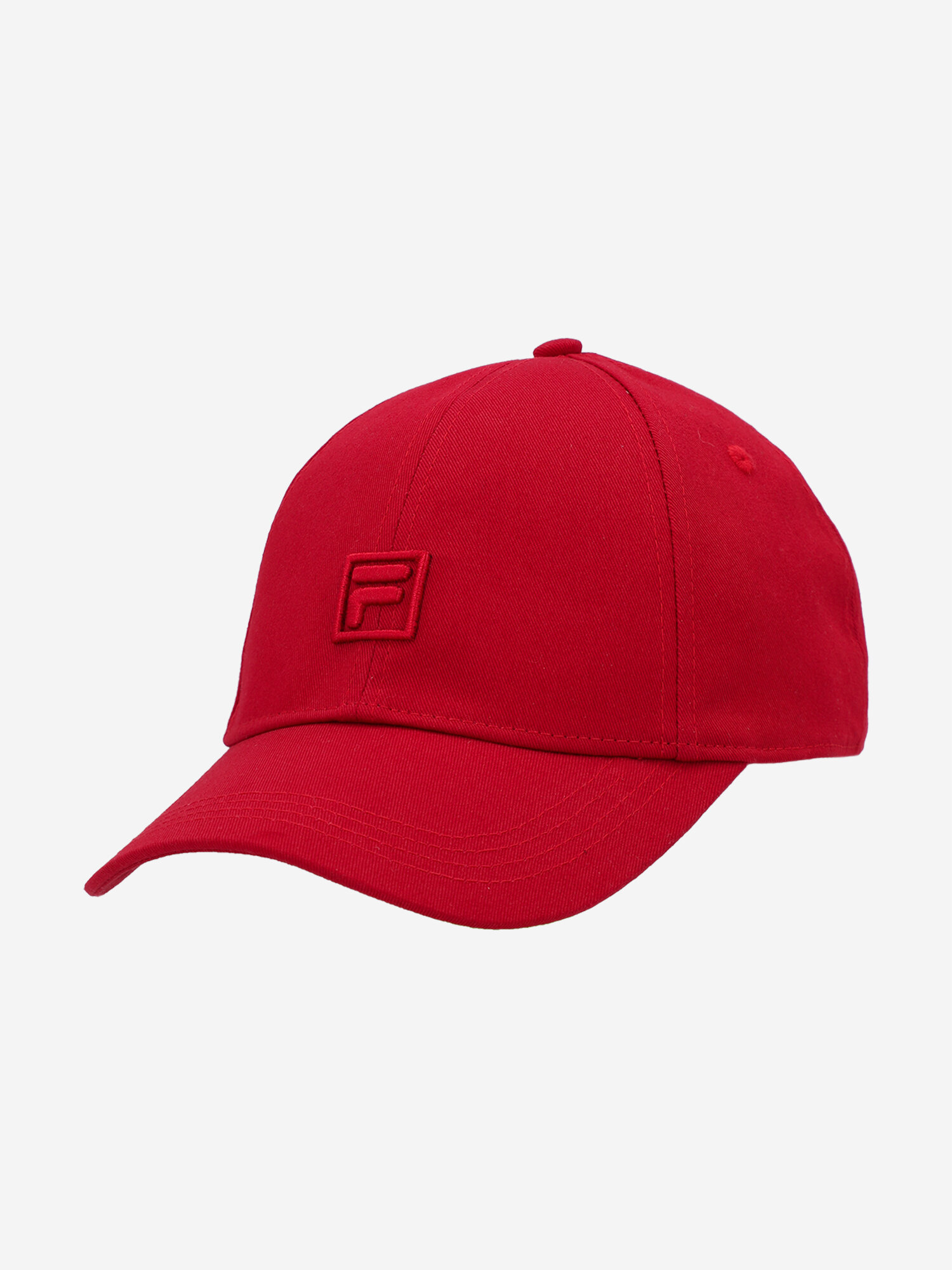 Бейсболка Fila для мужчин и женщин, размер one size, темно-красный