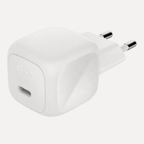 Изображение товара Сетевое зарядное устройство Belkin Compact USB-C Wall Charger 45 Вт (WCA013kqWH) White