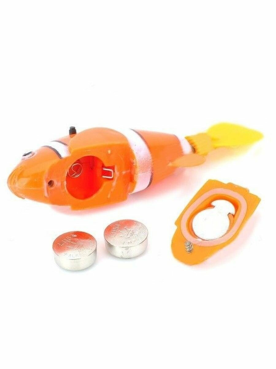Интерактивная игрушка "Роборыбка Клоун", плавает в воде, для аквариума — фото 1