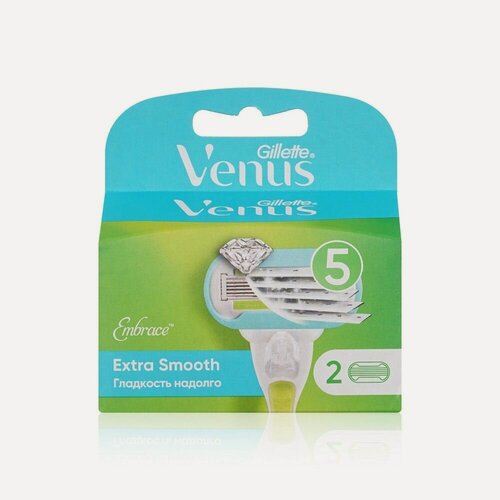 Изображение товара Кассеты для бритвенного станка Venus Embrace сменные 2шт