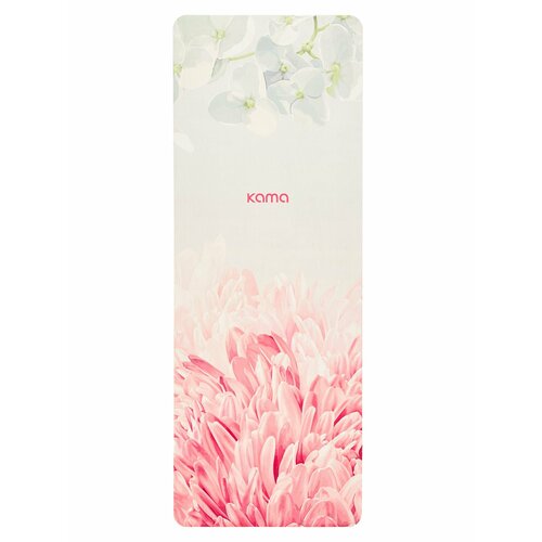 Коврик для йоги спортивный, каучук, микрофибра