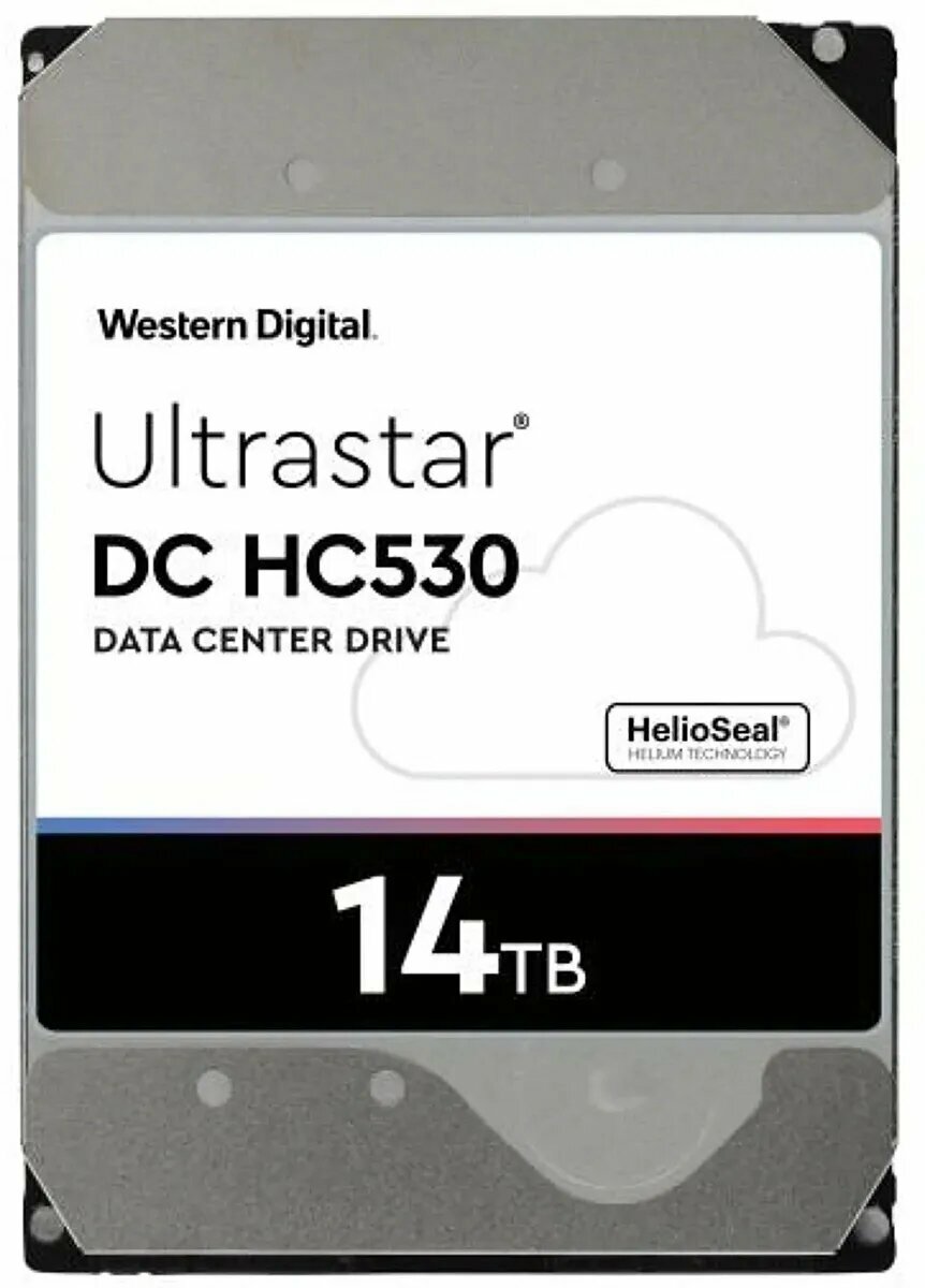 Жесткий диск WD Ultrastar DC HC530 , 14ТБ, HDD, SATA III, 3.5" [0f31284] - фото №1
