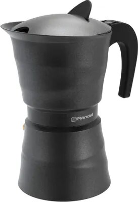 Кофеварка гейзерн. Rondell Pacific Grey RDA-1901 0.45л алюминий серый