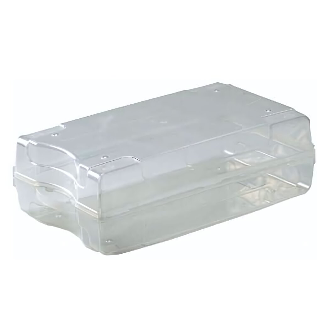 Коробка пластиковая прозрачная для хранения обуви 32х19х10.5см прочная крышка