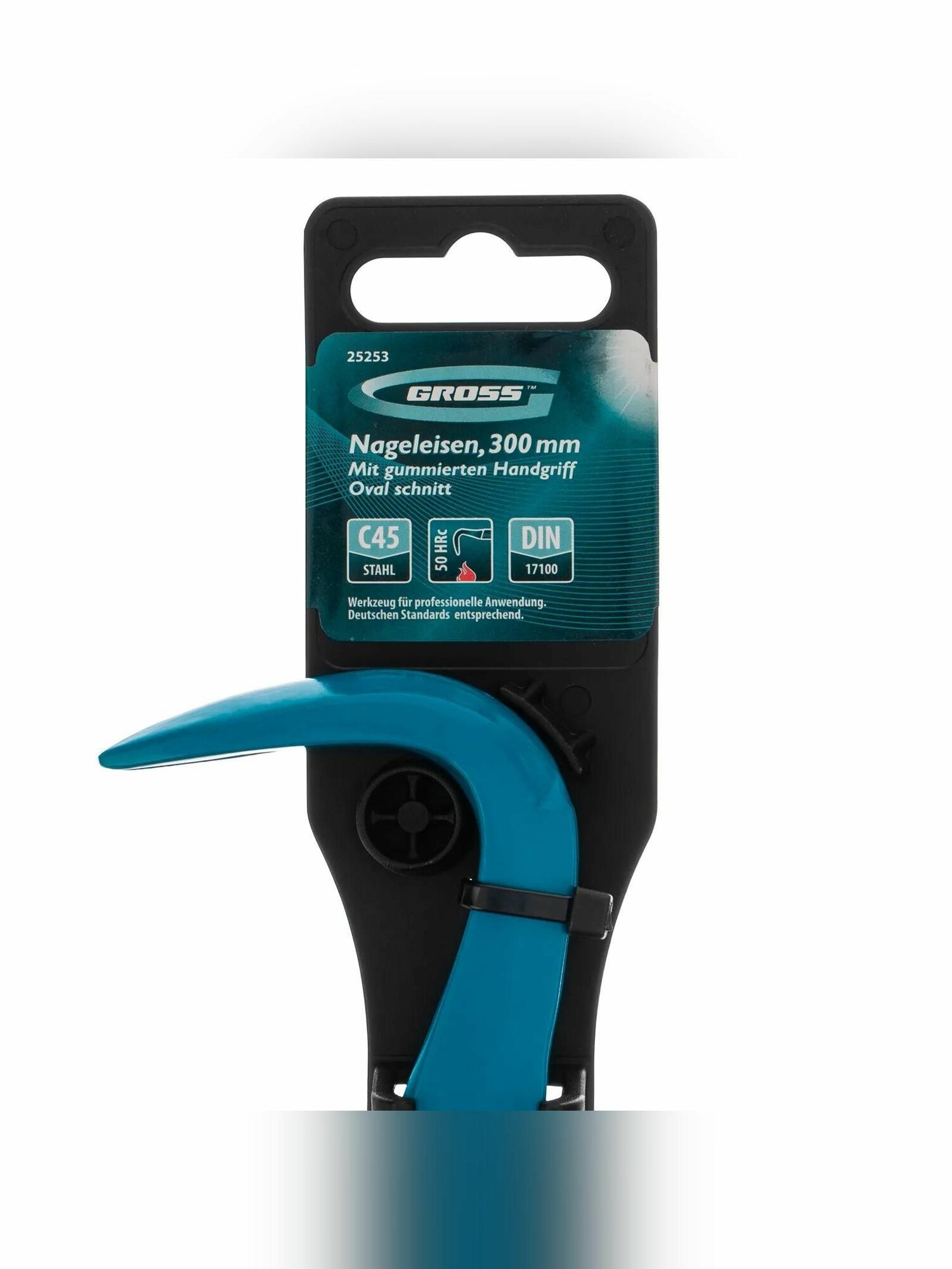 Лом-гвоздодер, обрезиненная рукоятка, 300 x 22 x 14мм Gross 25253 — фото 1