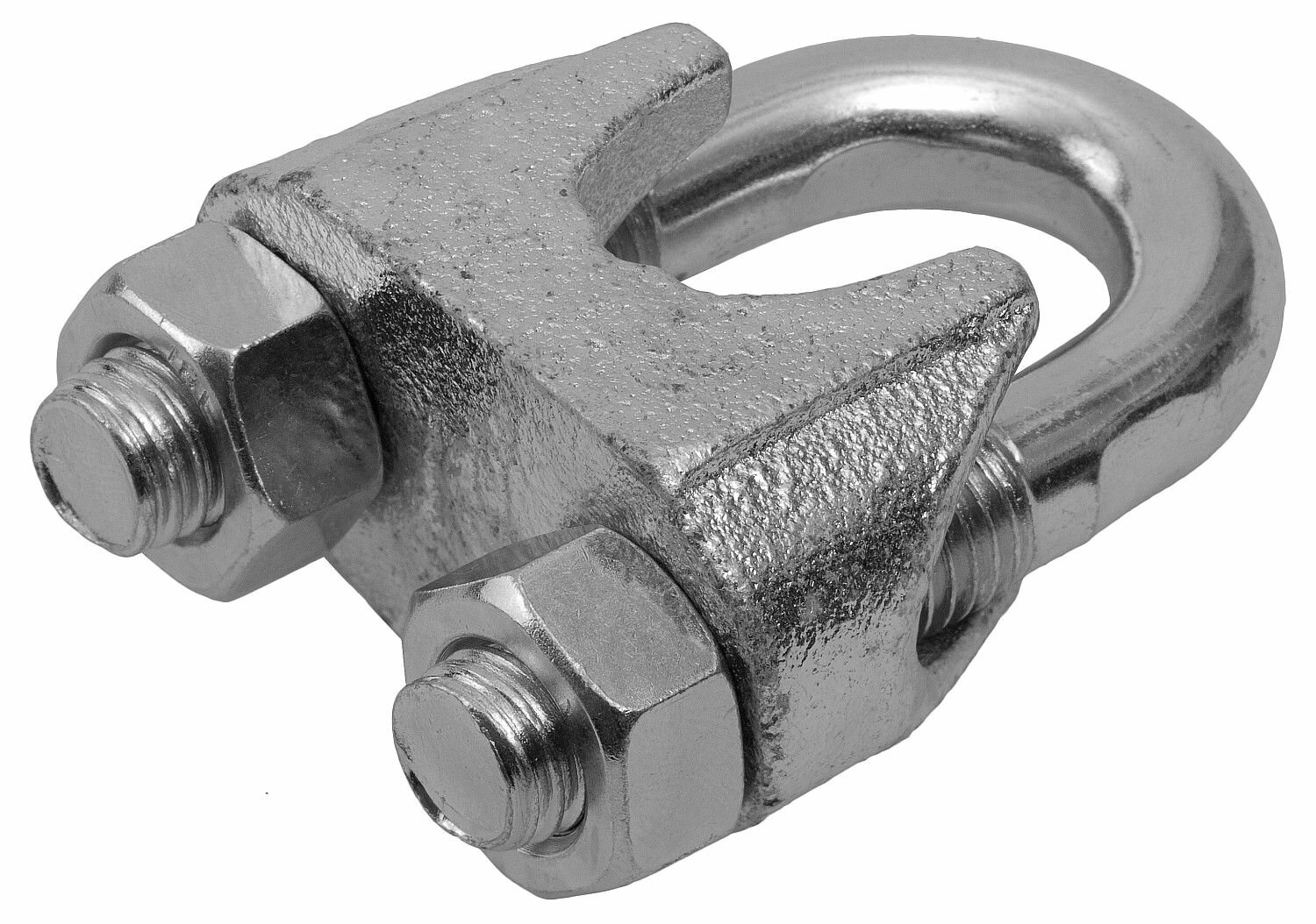 Зажим троса ЗУБР DIN 741 5 мм 2 штуки профессиональный 304416-05