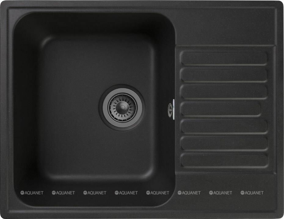 Мойка кухонная композитная Quarz GF-Z 13 (617х48) черный