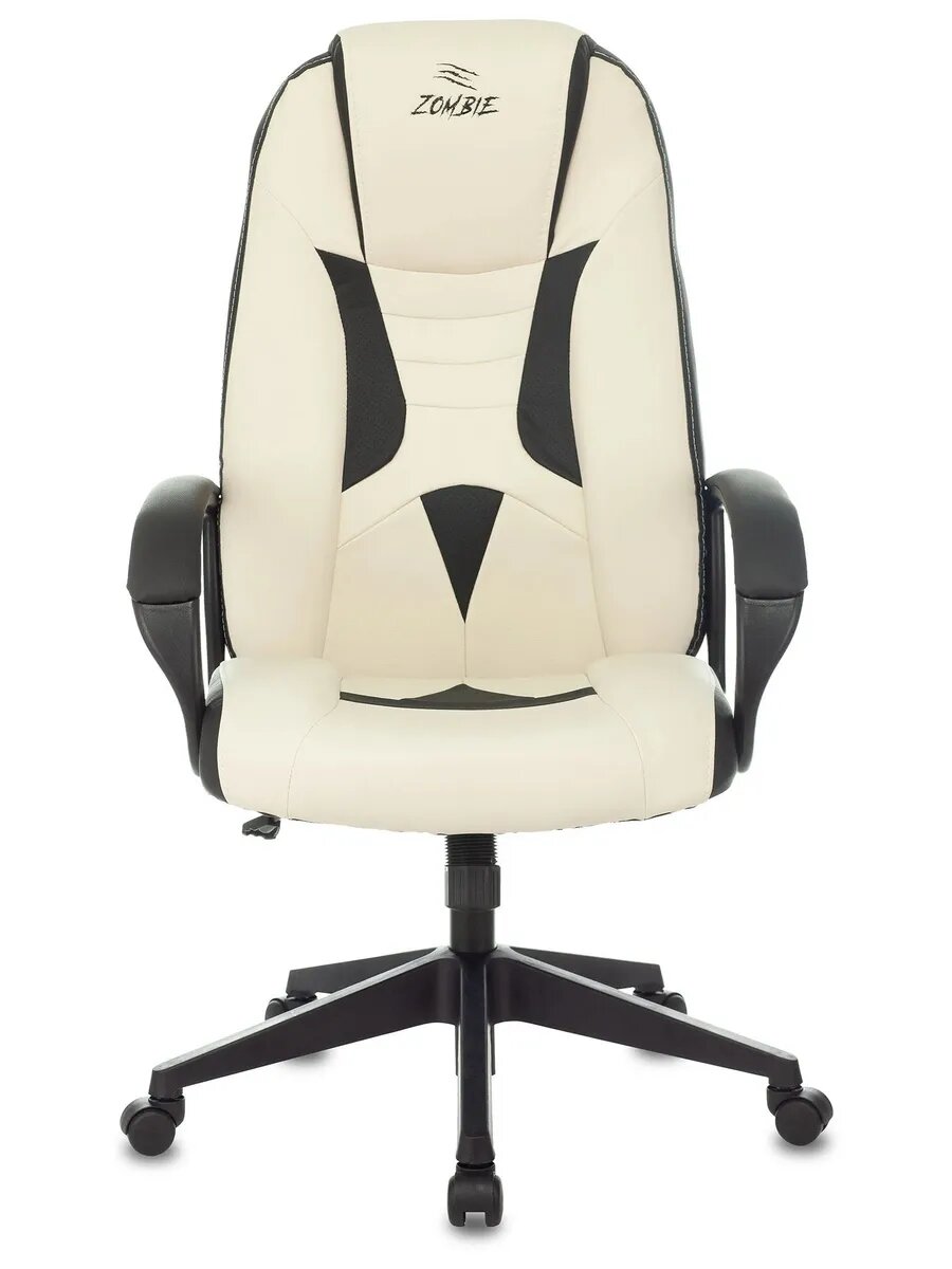 Кресло игровое 8 белый/черный — фото 1
