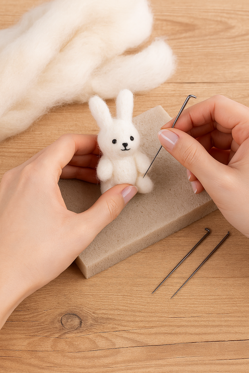 Иглы для валяния шерсти 18 шт| набор прочных игл разной толщины D'Mari — фото 1