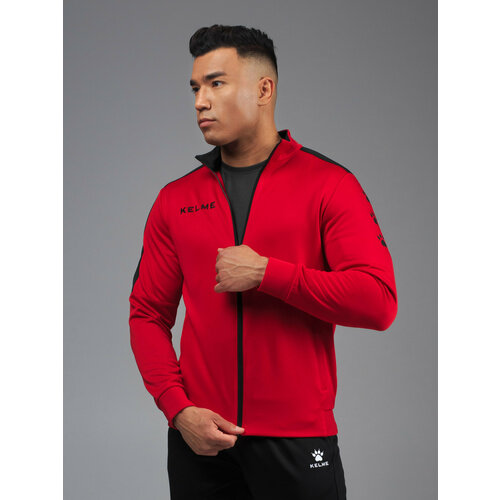 фото Костюм спортивный kelme tracksuit, размер xl, красный/черный