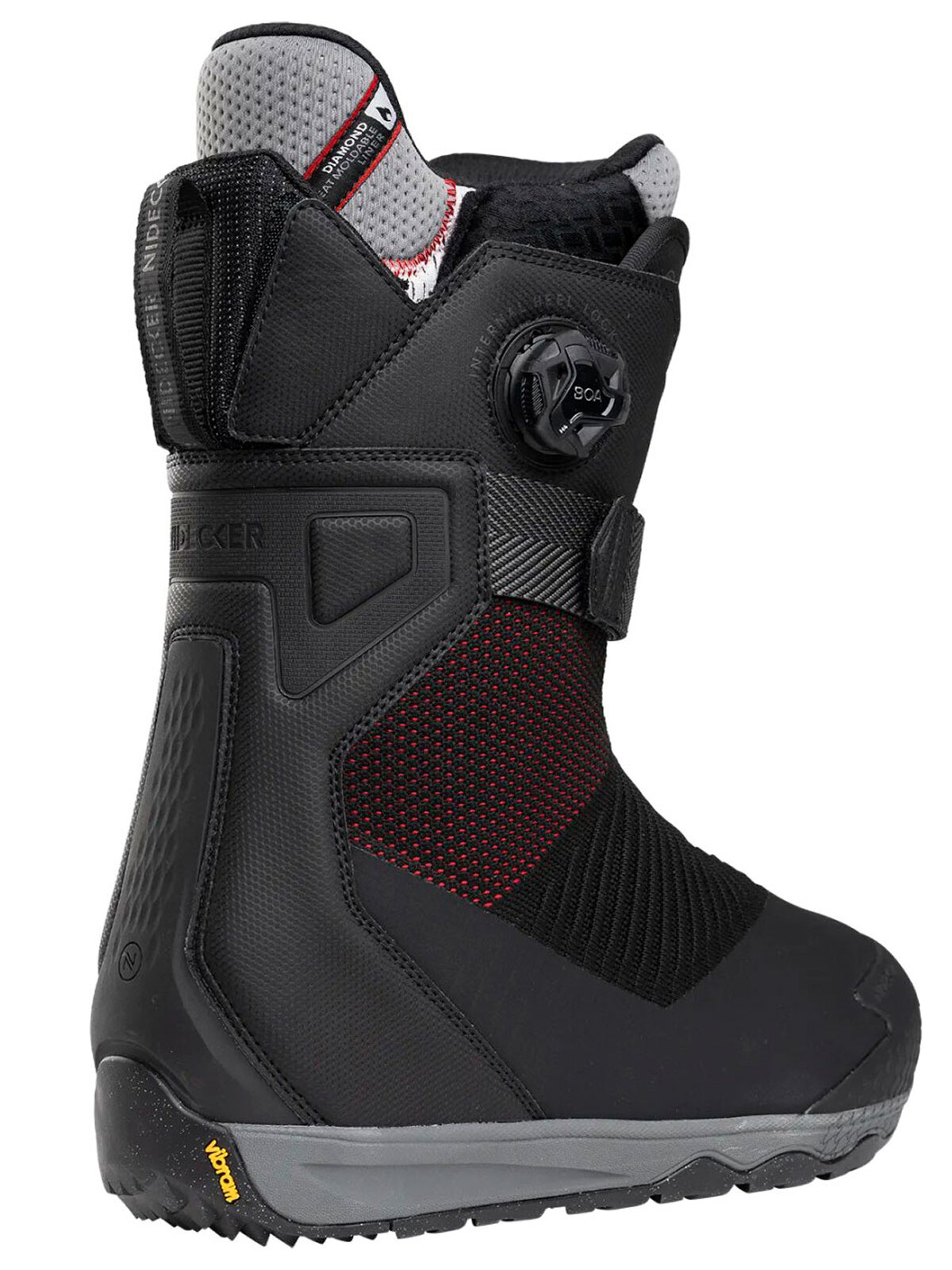 Ботинки сноубордические NIDECKER INDEX (24/25) Black, 10,5 US — фото 1