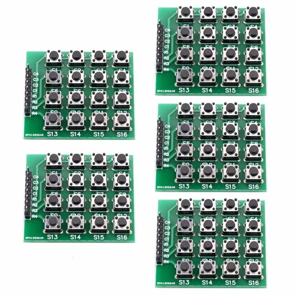 4x4 Матричная Клавиатура с Микропереключателями, 5pc