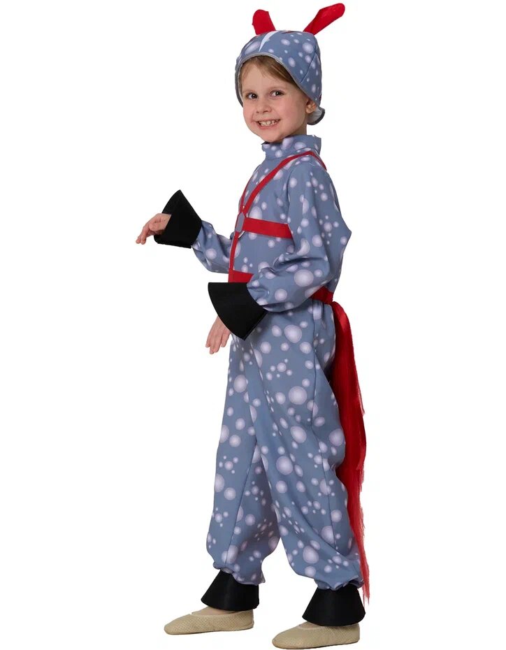 Карнавальный костюм для мальчика Лошадь - Символ года р.116-122 — фото 1