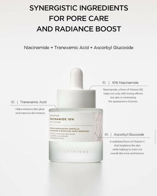 Сыворотка-бустер Skin1004 "Madagascar Centella", для лица, 10%, 30мл