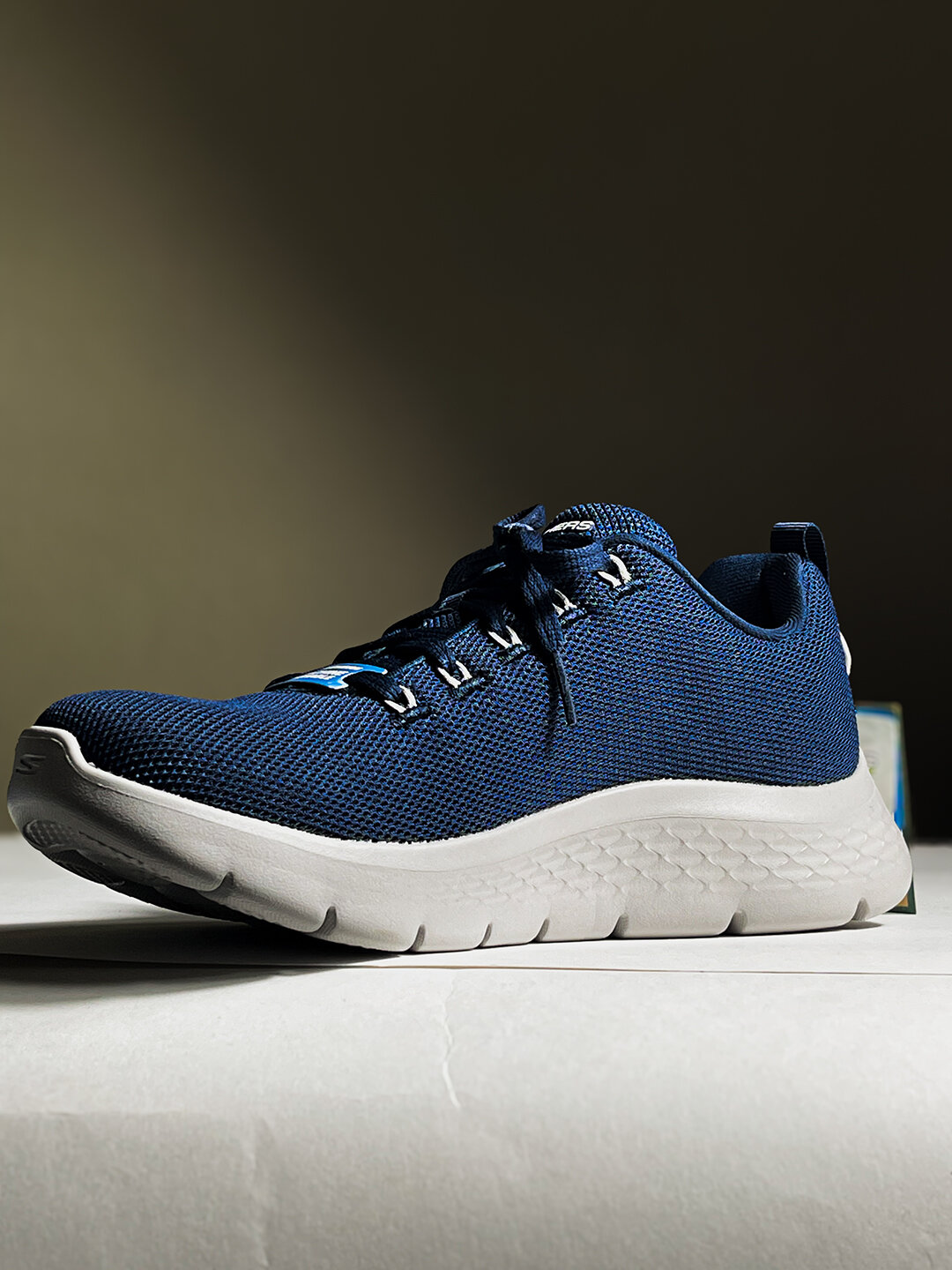 Кроссовки SKECHERS, полнота B, размер 42,5 EU, navy — фото 1