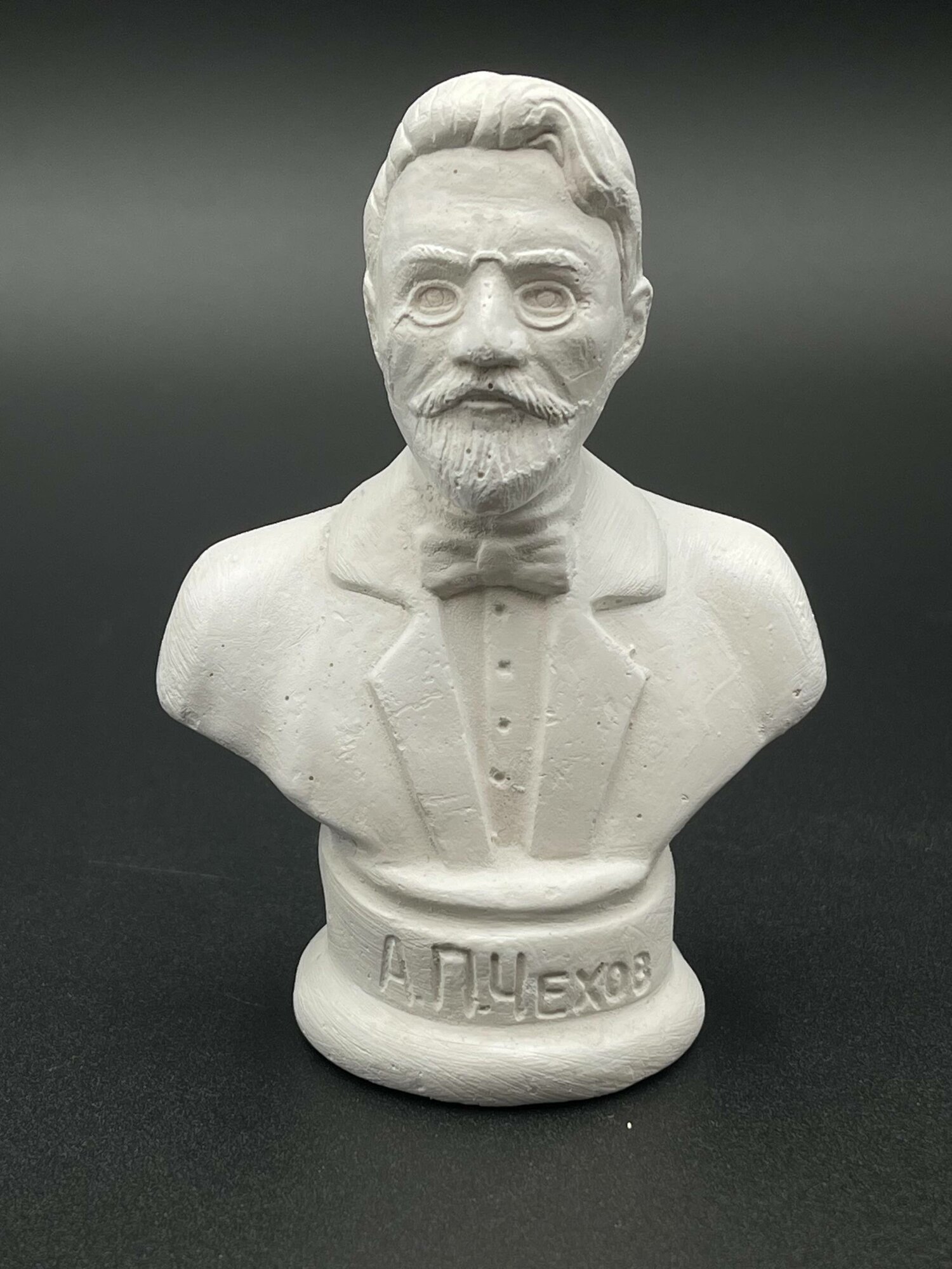 Набор из 5 бюстов русских писателей А. С. Пушкин, М. Ю. Лермонтов, Л. Н. Толстой, А. П. Чехов С. А. Есенин — фото 1