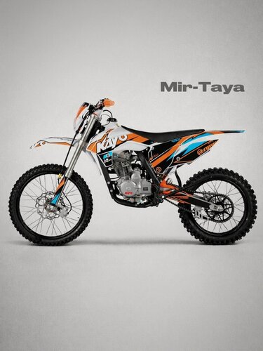 Изображение товара Мотоцикл KAYO K1-L 250MX 2024, кроссовый, бензиновый, оранжевый