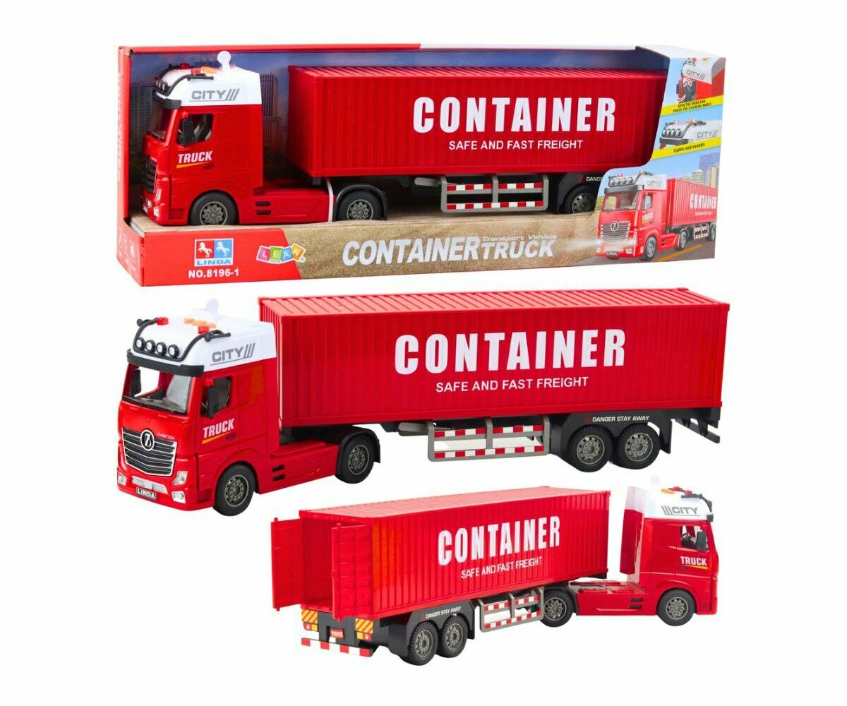 Модель контейнеровоза в масштабе 1:12 Игрушки Литые и игрушечные автомобили, грузовики и фургоны