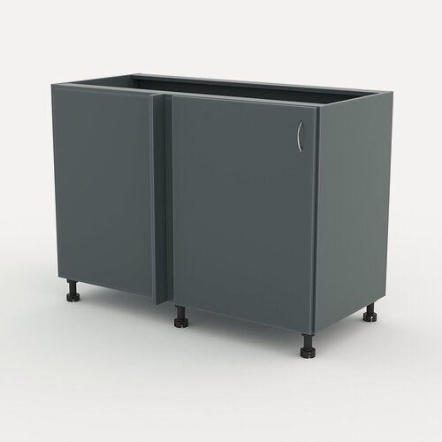 Изображение товара Кухонный шкаф №20Б для мойки напольный правосторонний, Темно-Серый