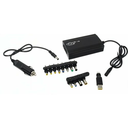 Универсальный блок питания KS-is от сети и автомобильного прикуривателя на 100 Вт