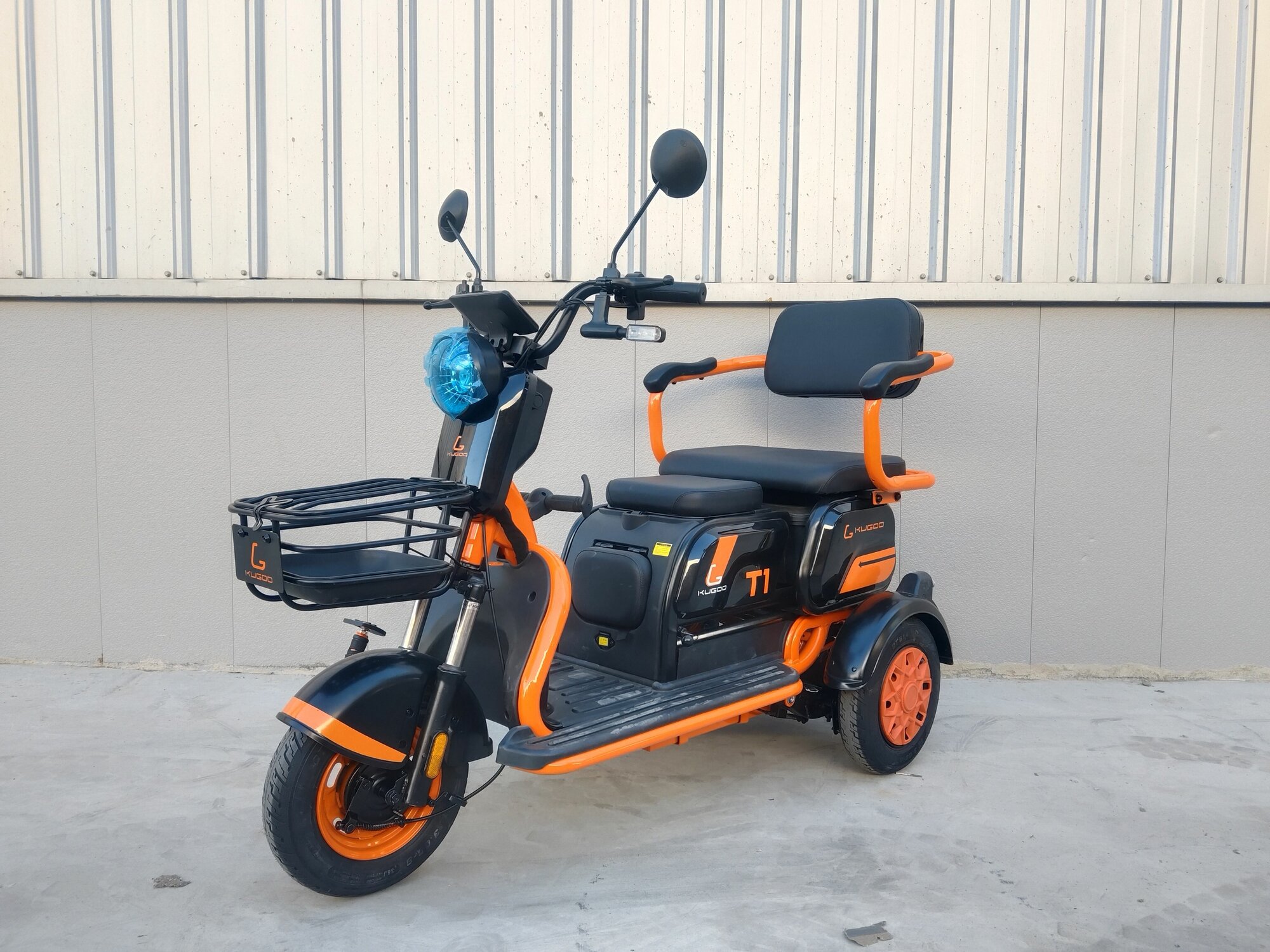 Электроскутер трехколесный Kugoo T1 для пожилых 500W, 48V/20.8AH