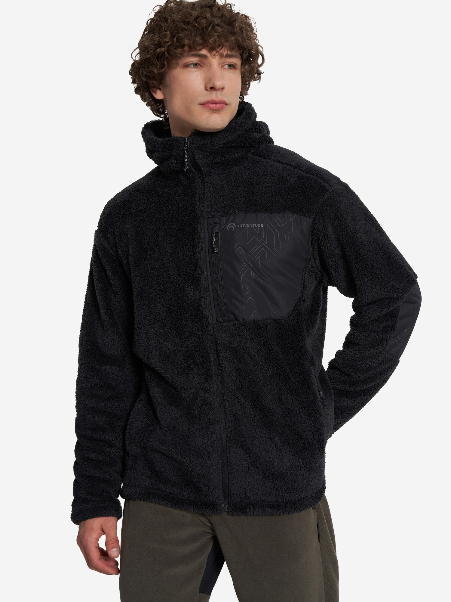 Джемпер OUTVENTURE, размер 50, черный — фото 1