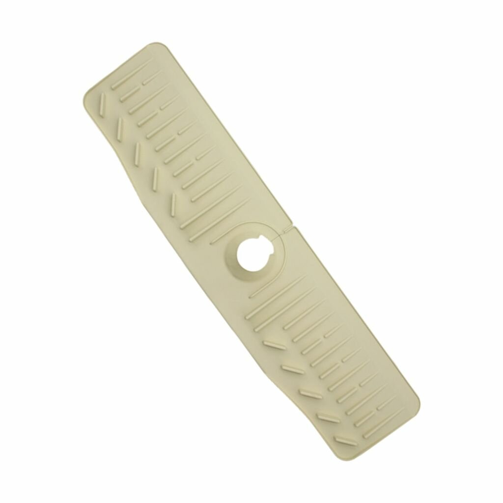 Силиконовая накладка для слива крана-60 см из саржи белого цвета