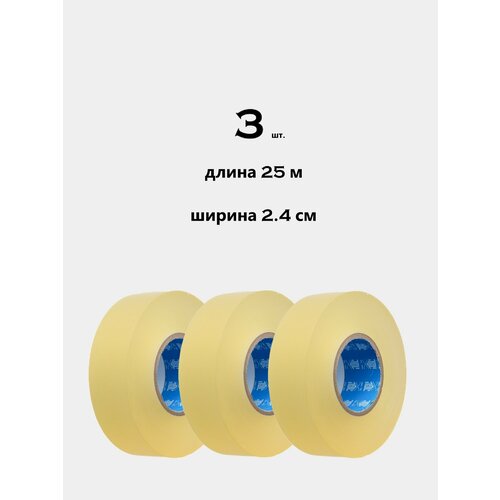 7GL PRO-S400 Хоккейная лента для щитков , прозрачная, ширина 2,4 см, длина 25 м , набор 3 шт