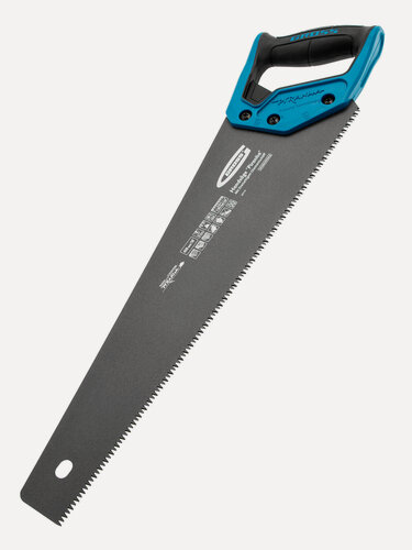 Изображение товара Ножовка по дереву Gross PIRANHA 400 мм, 7 TPI, каленый 3D-зуб, тефлоновое покрытие, двухкомпонентная рукоятка, 24113