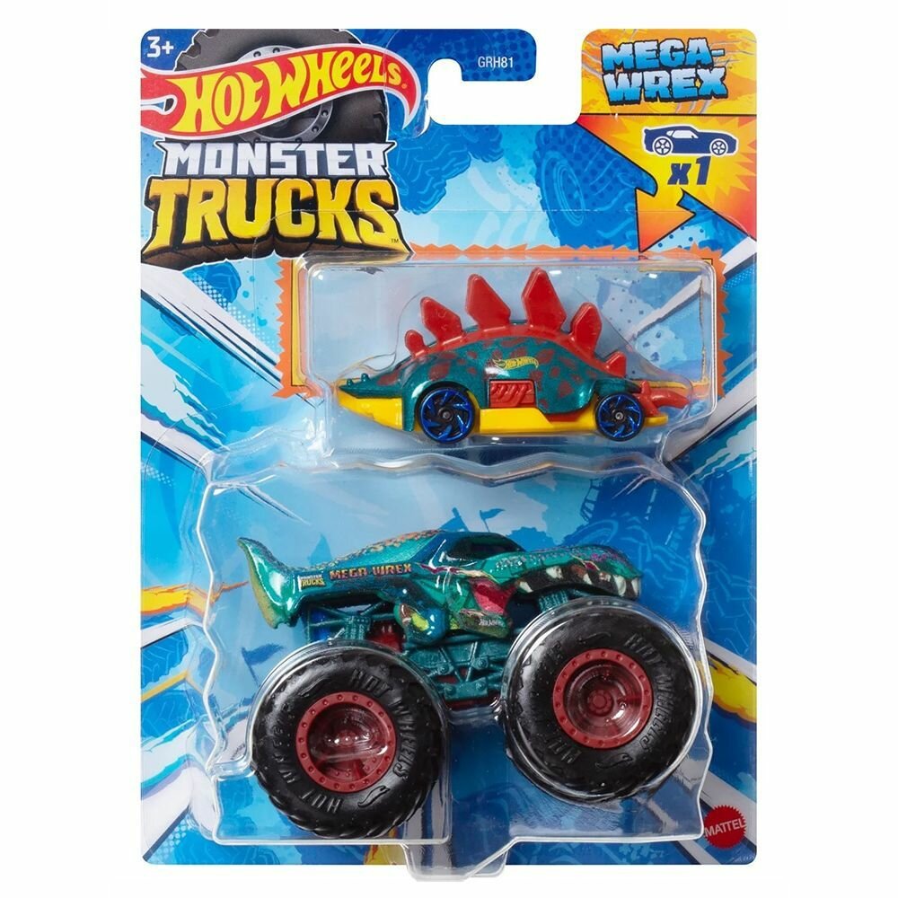Машинка Hot Wheels Монстр трак Mega Wrex HWN43 HW Monster Truck