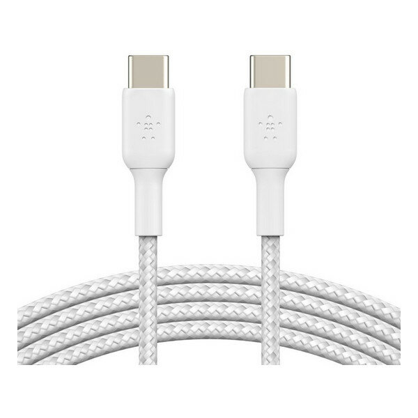 Кабель Belkin BoostCharge Braided USB-C - USB-C 1 м (CAB004bt1MWH) White