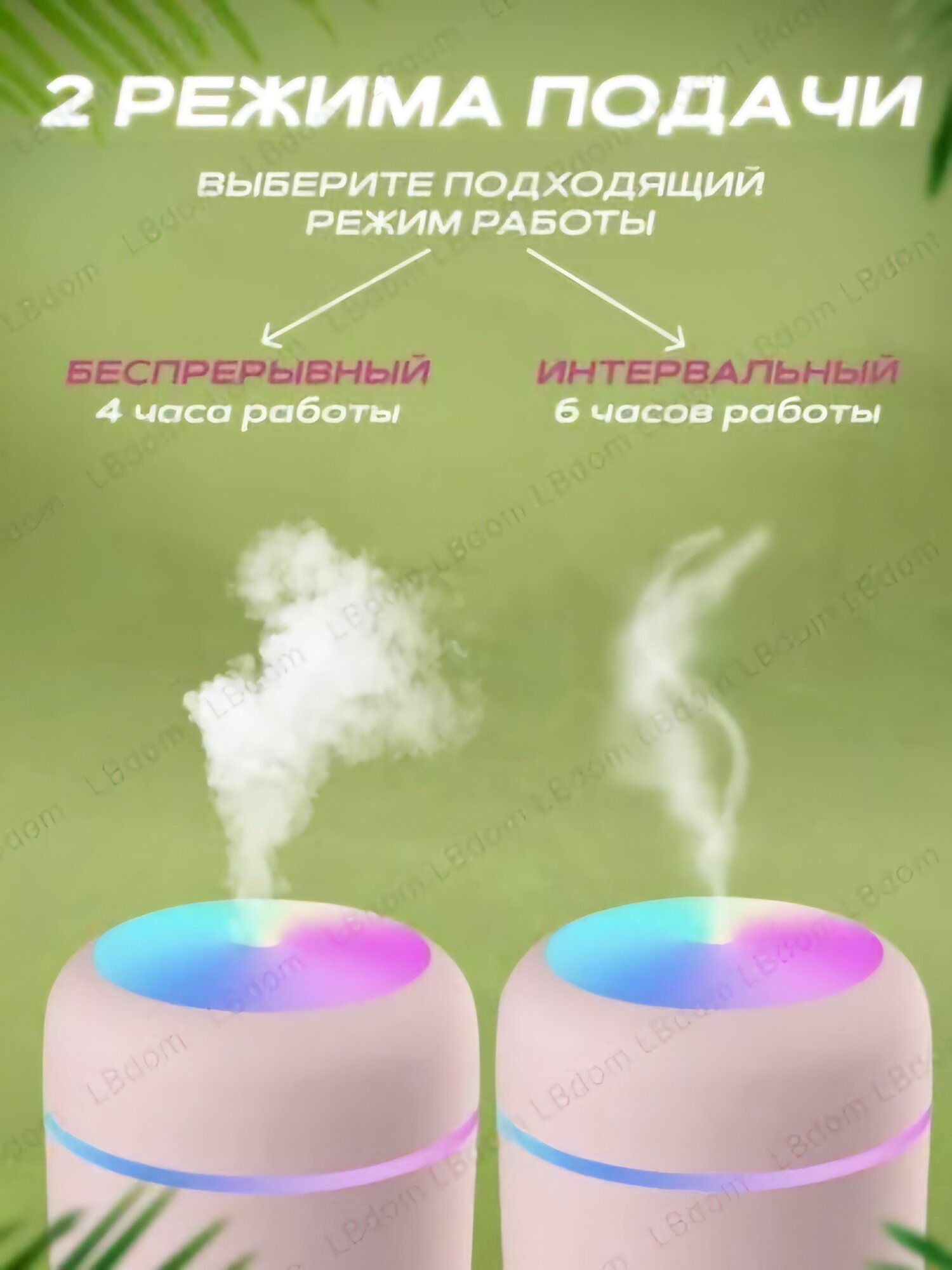 Увлажнитель воздуха "H2O", для чистого воздуха и свежести каждый день — фото 1