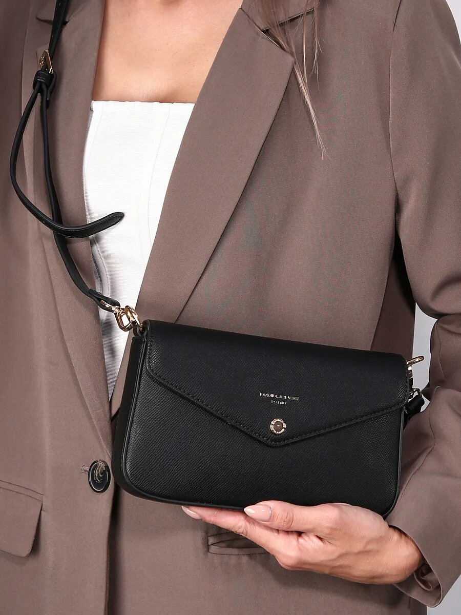 Сумка кросс-боди DAVID JONES, черный — фото 1