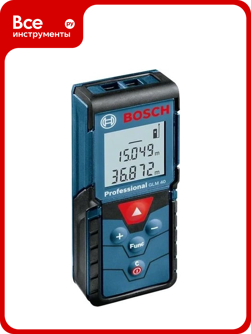 Лазерный дальномер Bosch GLM 40 Professional 0601072980