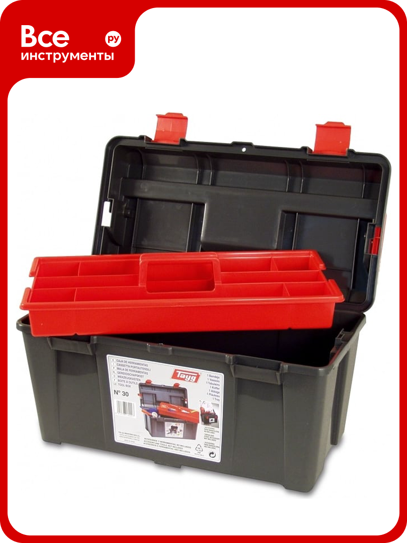 Ящик для инструментов с лотком 44 5х23 5х23см  30 Tayg TAY 130007